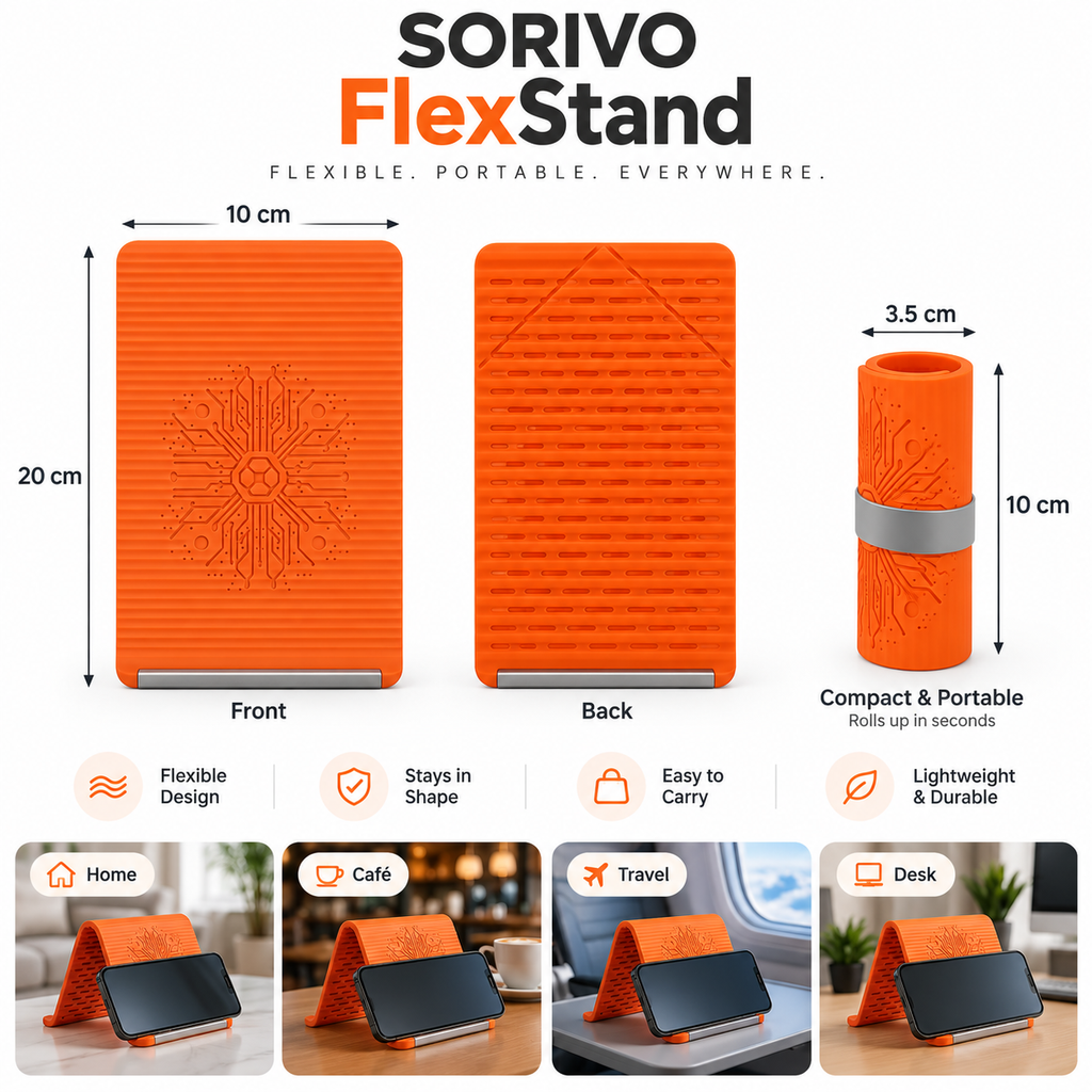 SORIVO FlexStand – Produktübersicht und Maße