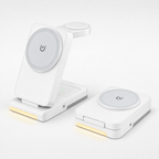 SORIVO FoldCharge 3-in-1 Weiß – geöffnet und gefaltet