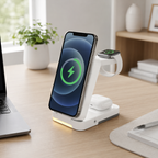 SORIVO FoldCharge 3-in-1 Weiß – Schreibtisch