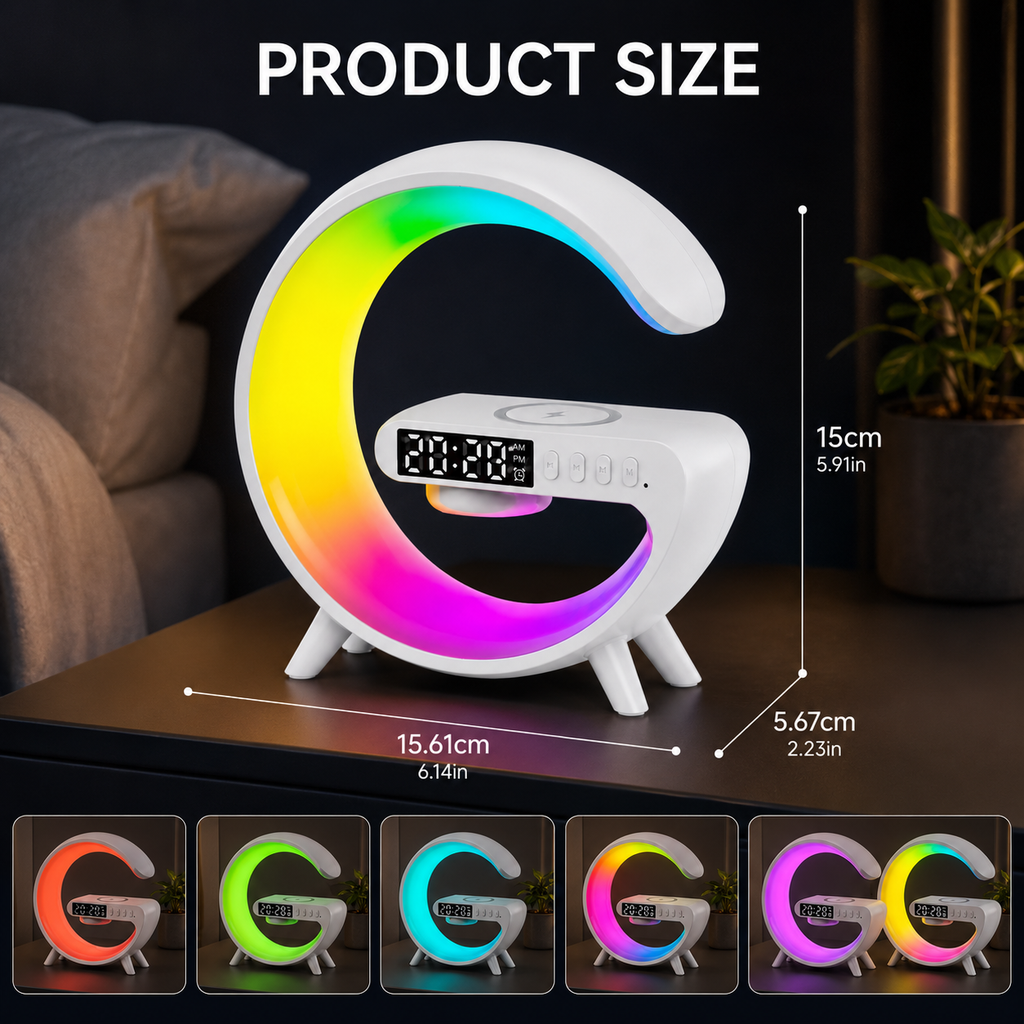 SORIVO HaloSound Weiß Abmessungen und RGB Farben